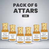 Pack of 6 Attars